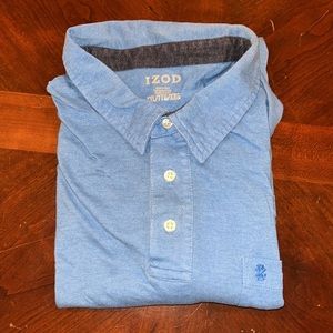 IZOD collared polo shirt Sz XXL worn sweat stained